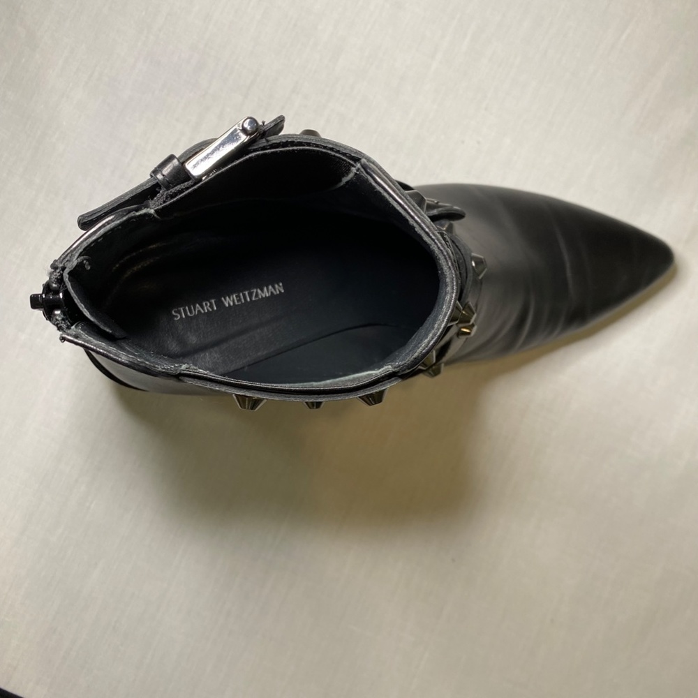 Black Stuart Weitzman Bootcamp Booties - 10 - image 5